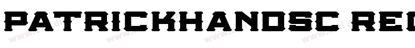 PatrickHandSC Regula字体转换